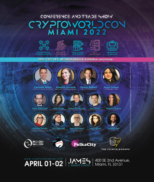 Polka City and CryptoWorldCon Will Turn Miami Into the Mecca of the Blockchain and Cryptocurrency Community in April 2022