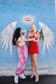 DK's Donuts Donut Princess Mayly Tao & Casey Winchell Napolitano