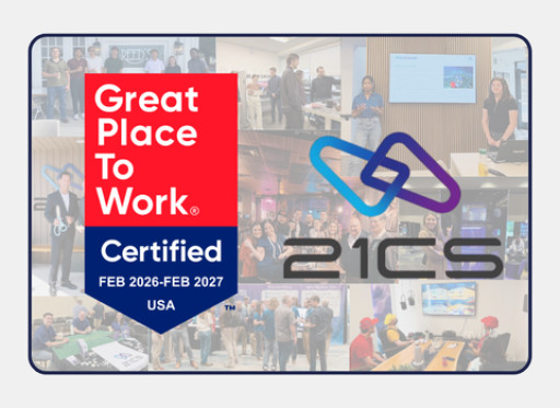 21CS Earns 2026 Great Place To Work Certification