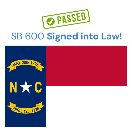 Historic Bill (SB 600) Makes Donor Registration More Accessible Across North Carolina