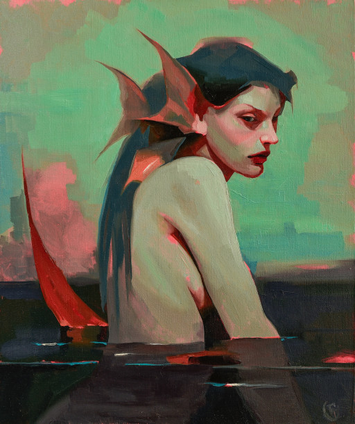 Discover the Enigmatic World of Emilia Cantor with MÍRAME Fine Art: Presenting Four New Paintings for Sale