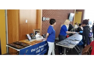 Youth for Human Rights Buffalo at the Buffalo Educational Opportunity Center 4th Annual Women's Conference where they introduced those attending to the Universal Declaration of Human Rights