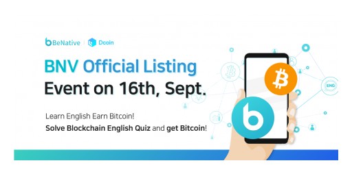 BeNative BNV Token Listing at Swiss Dcoin Exchange