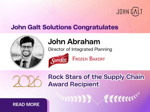 John Galt Congratulates John Abraham, a Recipient of the 2026 Rock Stars of the Supply Chain Award