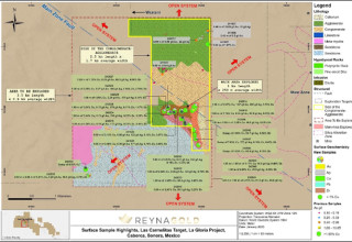 Reyna Gold Corp, Thursday, January 19, 2023, Press release picture