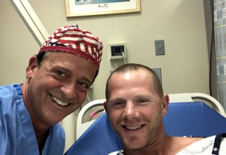 Dr. Chagares and Brian