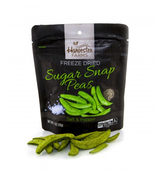 Brothers All Natural Launches Savory, Crunchy Harvester Farms Freeze-Dried Sugar Snap Peas With Salt and Pepper