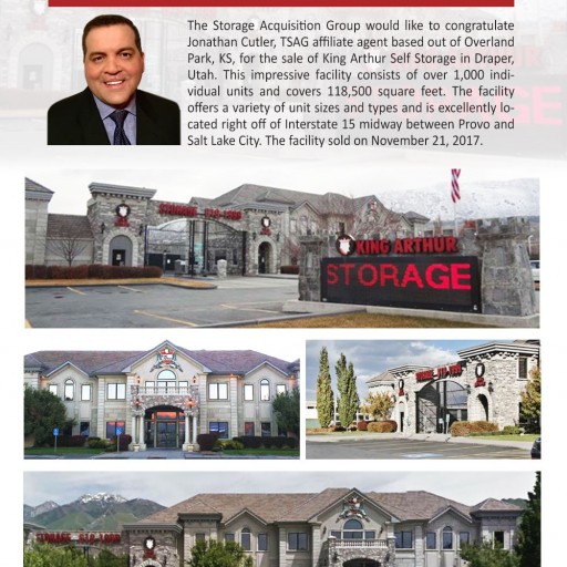 The Storage Acquisition Group Announces the Sale of King Arthur Self Storage in Draper City, Utah