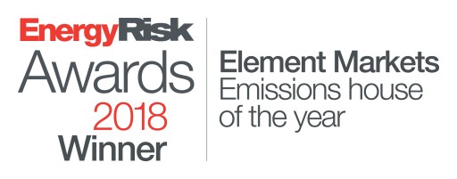 Element Markets Named Emissions House of the Year for an Unprecedented Third Time by Energy Risk Magazine