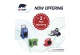 B-Air Two-Year Warranty on Pet and Animal Products and Water Damage Restoration Products