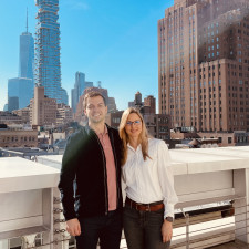 Nadine Schöpper and Max Hofmann, Managing Directors of BidX