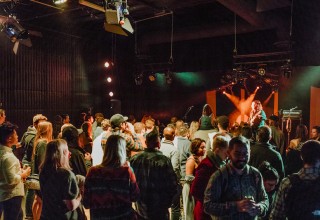 Bearwulf Performing at Hybrid Happy Hour 2018