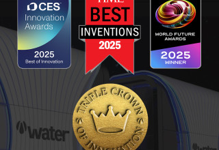 VVATER First Company to Achieve the Triple Crown of Innovation