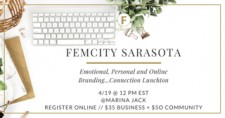 Femcity Sarasota Luncheon April 19th, Noon