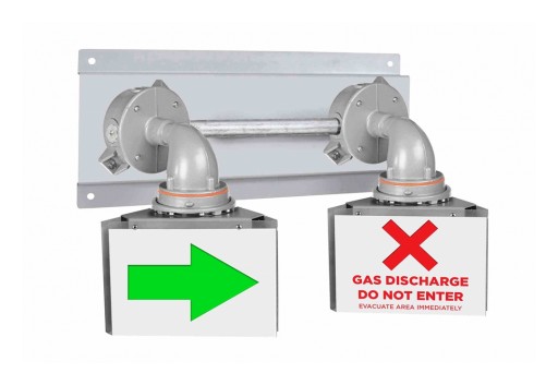 Larson Electronics Releases Explosion-Proof, Two-Color LED Light, Green/Red Indicator, ATEX/IECEx