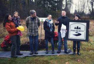 Green Harbor Communities leaders at Dec. 1 Groundbreaking