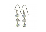 TRIPLE CRYSTAL EARRINGS