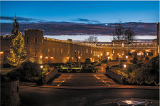 Saint Hill Manor in East Grinstead, where the Christmas lights are a reminder that Winter Wonderland will be open to the community again in future years.