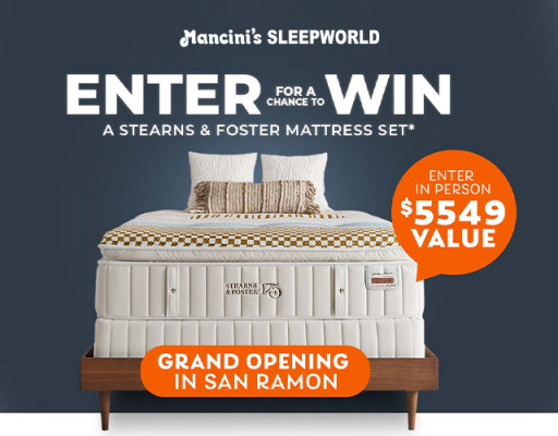 Mancini's Sleepworld is All Set to Open Its 35th Store in San Ramon, Bay Area