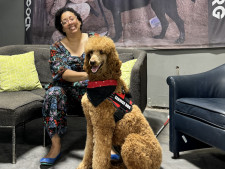 Army Veteran Kerrie Porter and New Service Dog Hayden