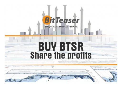 Top Blockchain Advertising Network BitTeaser Shares Revenue With BTSR Holders - Latest OBITS, OpenLedger and CCEDK Initiative
