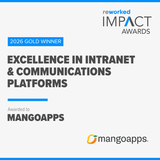 MangoApps Wins Gold in Reworked's 2026 IMPACT Awards for Excellence in Intranet & Communications Platforms