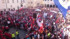 Rally at the Port of Koper