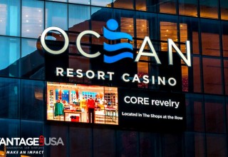 Ocean Resort Casino Entrance Display