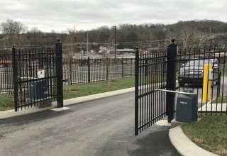 Entrance Gate at Ray Stevens' CabaRay Showroom in Nashville, Tenn.