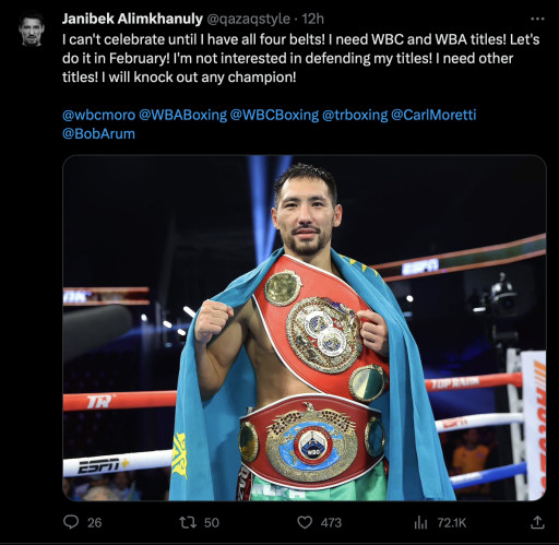 Kazakhstan Boxers Aim to Win All World Boxing Titles