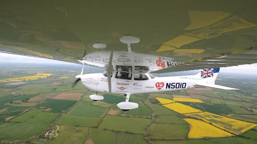 Pilot Attempting World Record's Youngest Around the World Solo to Land in Murrieta, CA During Bid
