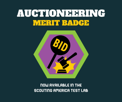 National Auction Association Partners With Scouting America to Launch Auctioneering Merit Badge in Test Lab