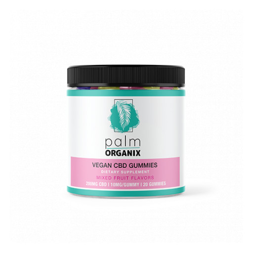 Palm Organix Launches Line of New Vegan CBD Gummies