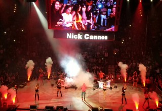 Fog Bursts Energize A Live Show Featuring Nick Cannon