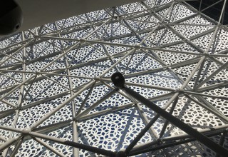 Space frames are a lightweight yet rigid, truss-like steel structure built from interlocking struts in a geometric pattern