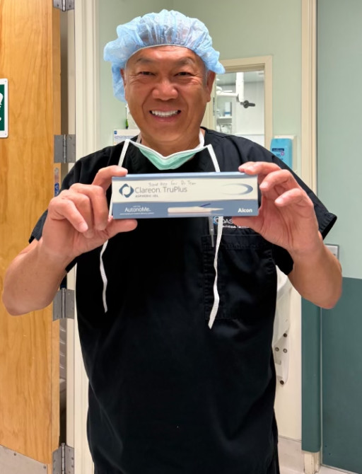 Dr. Dan B. Tran First in Southern California to Implant Clareon(R) TruPlus BLF IOL