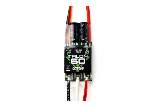 Castle Creations Inc. Releases 60 Amp TALON ESC for R/C Air Markets