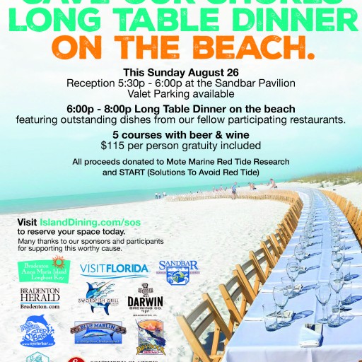 Save Our Shores Long Table Event Effort to Help Businesses Affected by Red Tide