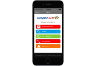 Anonymous Alerts® anti-bullying and safety reporting app