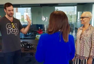 Chance Glasco, Dr. Brook Bello and Miami States Attorney Katherin Fernandez-Rundle