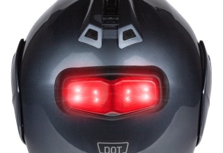 Third Eye Design's inVIEW Wireless Helmet Brake and SIgnal Light on Helmet