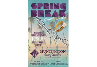 Huntington Fine Jewelers Encourages Customers to Bring in Broken Jewelry for Spring Break Repair Sale