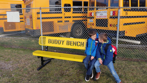 Buddy Bench Brings Community, Compassion, and Connection to Every Park, School, and Playground