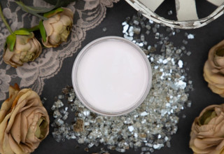 Pink Champagne Color —  Light Pink Chalk Paint