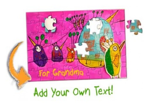 Transform Kids' Art Into Jigsaw Puzzles and Holiday Cards: Unique, Custom Christmas Cards and Gifts Under $30 From PrintArtKids