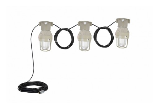 Larson Electronics Releases Explosion-Proof LED String Light, 30 Watts, CID1/CIID1, 20-Foot 16/3 SOOW