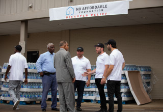 NBA-Team with David Blount State Senator and Zachery Williams