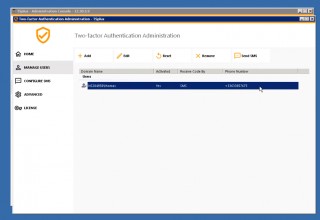 TSplus 12.30 offers a real dashboard for 2FA add-on