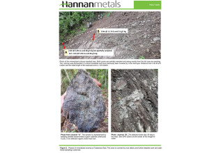 Hannan Metals Ltd., Monday, September 20, 2021, Press release picture
