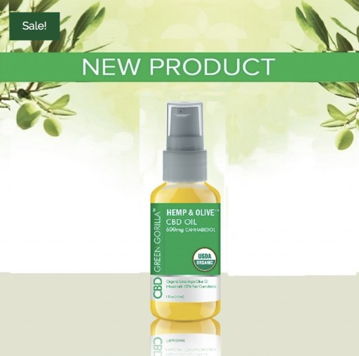 World's Best CBD Brand Green Gorilla Releases New Products 150mg and 600mg Concentrations in 1 Oz. (30ml) Size